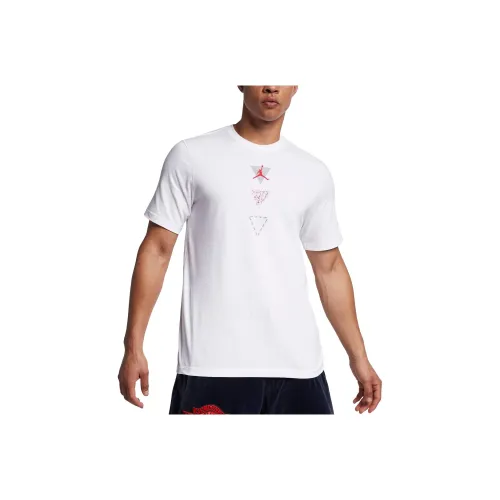 Джордан Белый Мужская Футболка