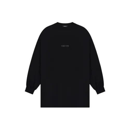 WE11DONE SS24 T-Shirt Унисекс Черный