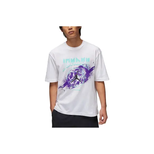 Джордан M J SPRT GFX Белый Мужская Футболка