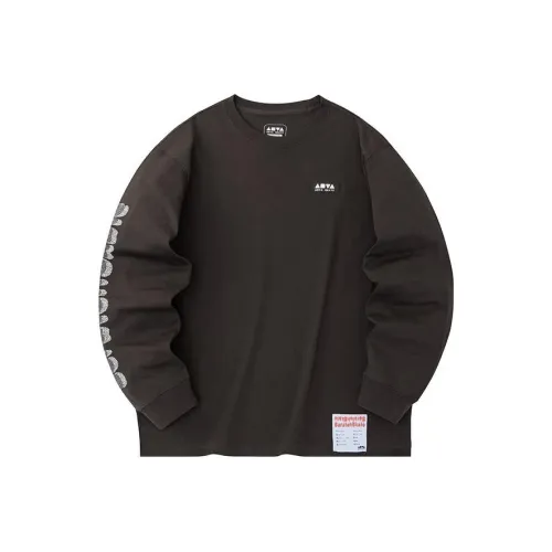 Anta Life Collection Темно-Кофейные Мужские Футболки