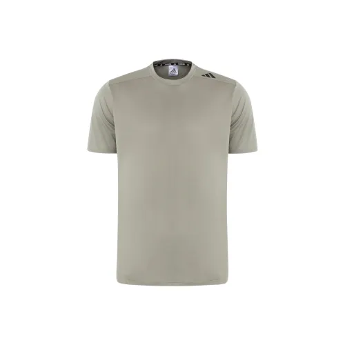 Adidas Hiit T Рубашка Мужская Pebble Серебристо-Серый