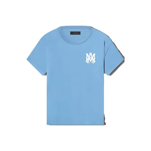 AMIRI Menswear collection Мужские синие T-рубашки