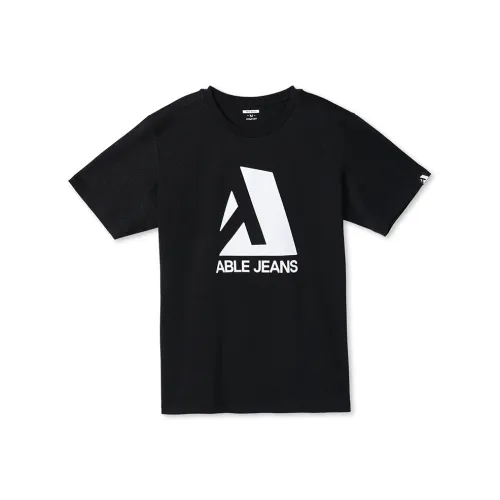 ABLE JEANS Короткий рукав T-рубашки Унисекс