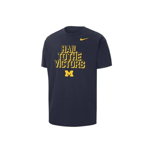 nike Michigan T-Shirt Мужская Морской Синий