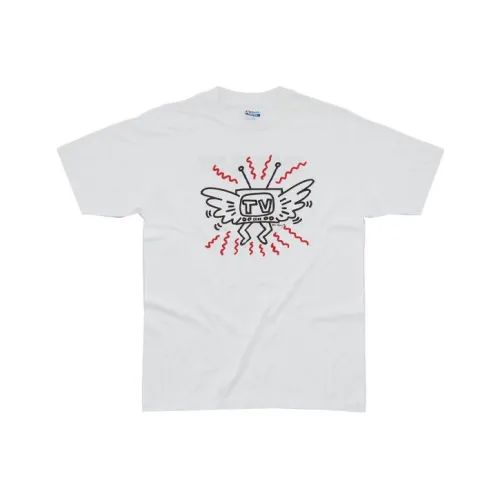 SAINT LAURENT SS23 T-Shirt Унисекс Белый