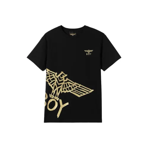 BOY LONDON Мужские черные футболки