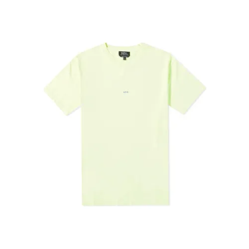 A.P.C. Joint Paragraph Желтая Мужская T-Рубашка