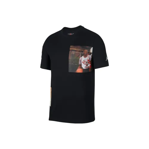 JORDAN Черные Мужские T-Рубашки