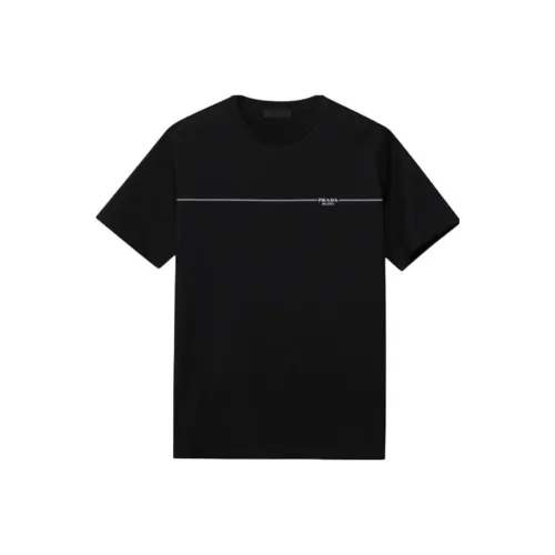 PRADA Мужские черные T-рубашки