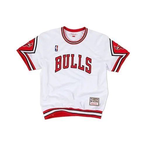 Mitchell Ness Белая Мужская Футболка