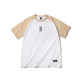 Белый и абрикосовые рукава