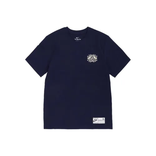 Nike Blue Men's T-Shirts Найк Синий Мужские Футболки