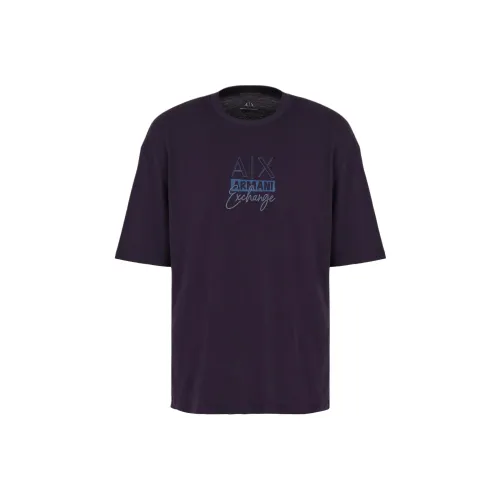 ARMANI EXCHANGE SS24 Рубашка с оборванным плечом Мужская