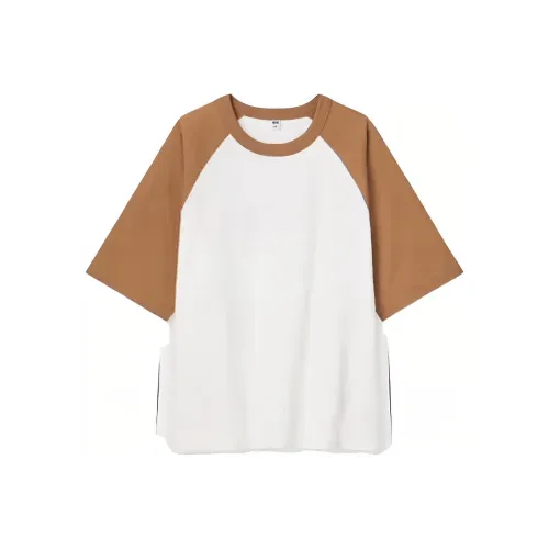 UNIQLO T-рубашка мужская оранжево-коричневая