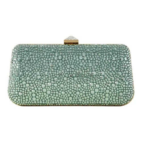 Valentino CARRY SECRETS Кристальный клатч женский бирюзовый