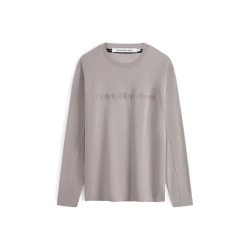 Calvin Klein T-рубашка мужская свинцово-серого цвета