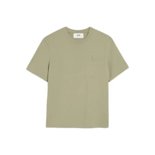 AMIPARIS SS24 T-Shirt Унисекс Серый Зеленый