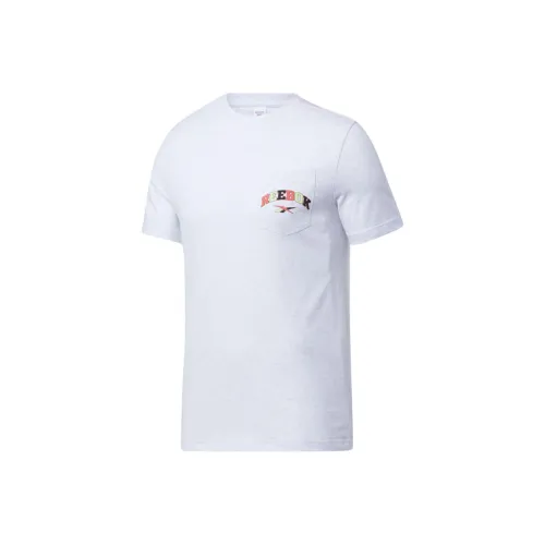Reebok Cl Bball POCKET TEE T Рубашка Унисекс Белый