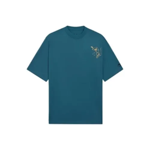 LINING Disney T-Shirt Мужская Темно-Синяя Синица