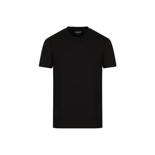 EMPORIO ARMANI SS23 T-Shirt Мужской Черный