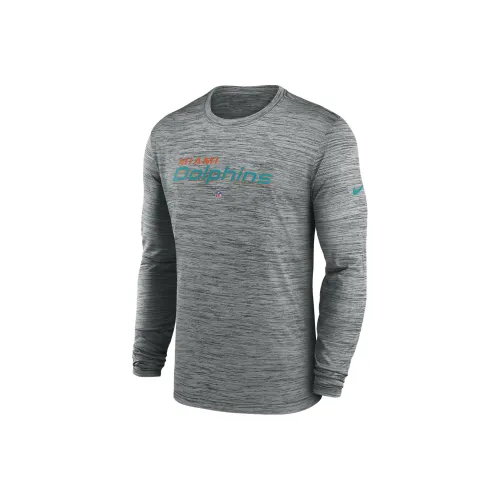 Nike Темно-серый Мужской T-рубашки