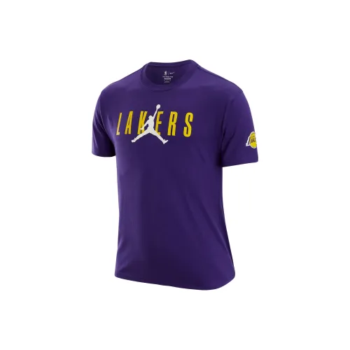 JORDAN Фиолетовый Мужской T-Рубашки