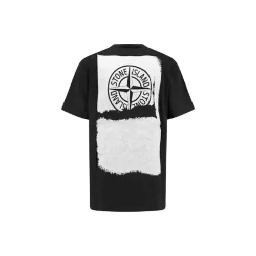 Stone Island Черные Мужские T-Рубашки