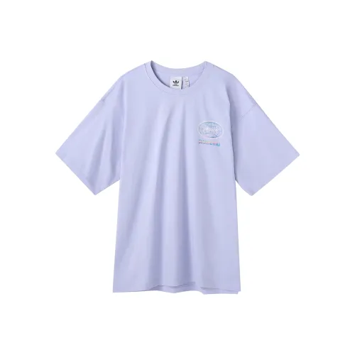 Adidas Originals Светло-фиолетовые Мужские T-рубашки