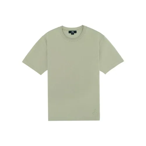 LI NING 1990 Commuter Series Вязаная Ветка Зеленая Мужская T-Рубашка