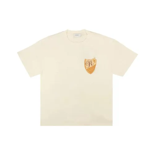 RHUDE Бежевый Мужской T-Рубашки