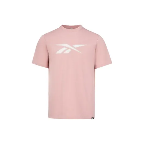 Reebok совместная брендированная футболка Unisex Light розового цвета