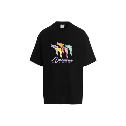 Vetements Черные Мужские T-Рубашки