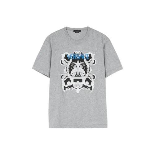 VERSACE Серые Мужские T-Рубашки