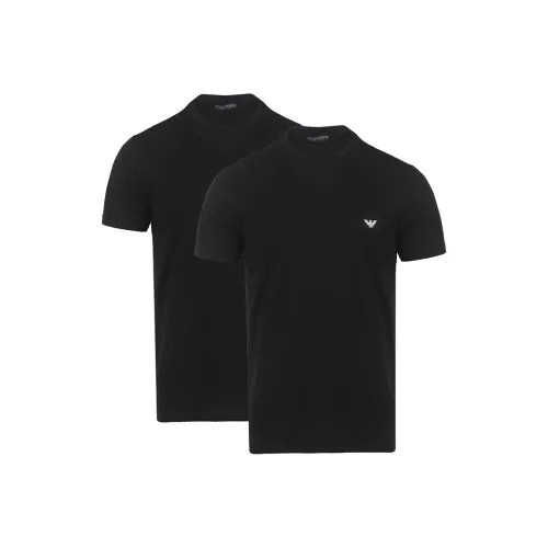 EMPORIO ARMANI T-рубашка мужская 2 упаковки черный