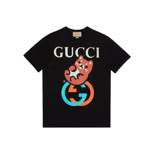 GUCCI Мужские черные T-рубашки