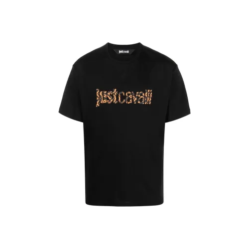 Just Cavalli Черные Мужские T-Рубашки