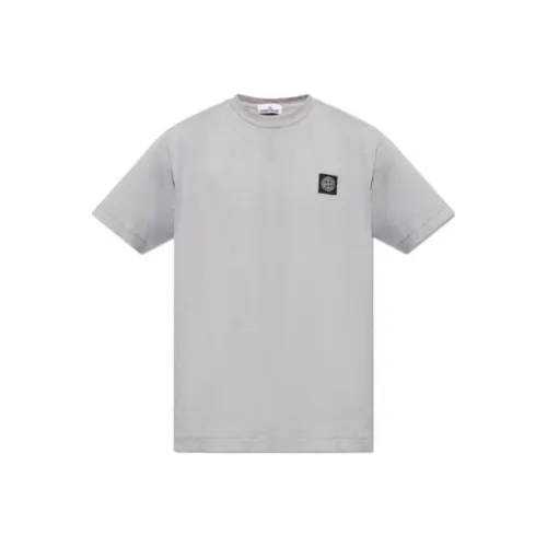 Stone Island Lead Gray Мужская T-Рубашка