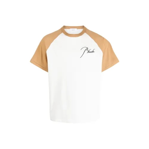 RHUDE Белая Мужская T-Рубашка
