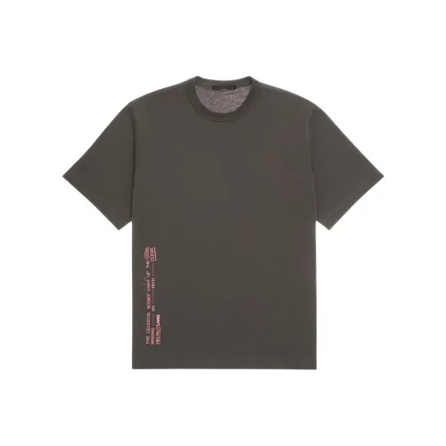 Helmut Lang Серый Мужской T-Рубашки