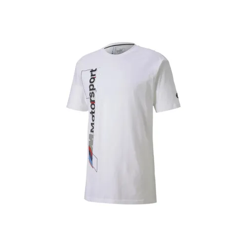 PUMA Bmw Mms Белый Мужской T-Рубашка