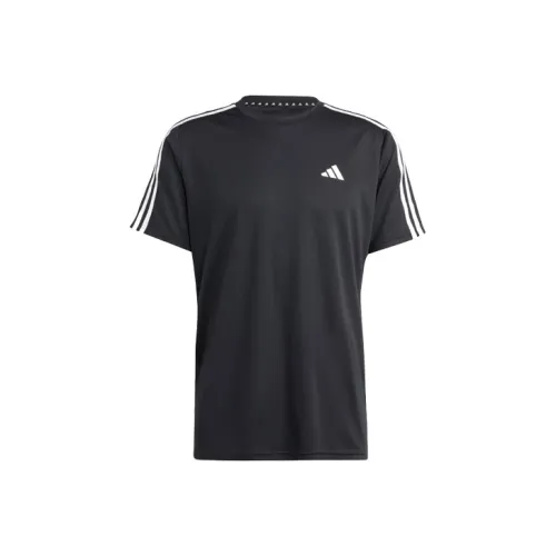 Adidas 3 Stripes T-Shirt Мужская Черная