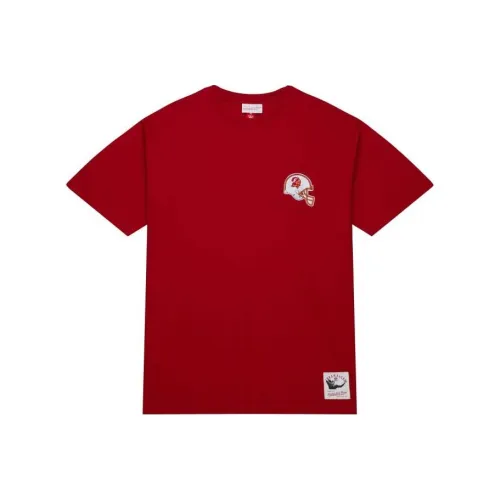 Mitchell Ness Red Men's T-Shirts Mitchell Ness Красные Мужские Футболки