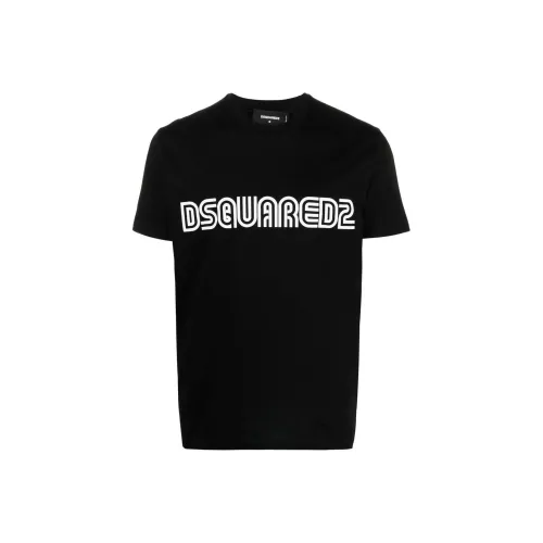 DSQUARED 2 Черные Мужские T-Рубашки