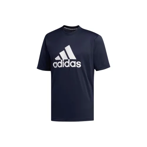 Adidas Blue Men's T-Shirts Adidas Синий Мужские Футболки