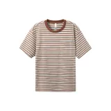 Шоколадно-коричневый, полоска