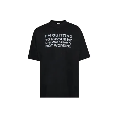 Vetements Черные Мужские T-Рубашки
