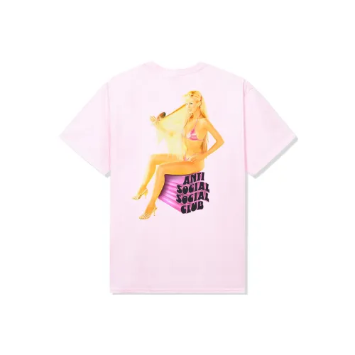 ANTI SOCIAL SOCIAL CLUB Розовая унисекс футболка