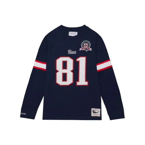 MITCHELL NESS T-Shirt Мужской Темно-синий