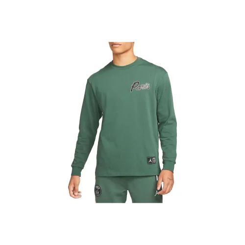 JORDAN Зеленый Мужской T-Рубашки