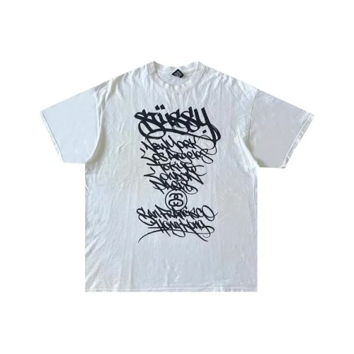 Stussy Белая Мужская T-Рубашка